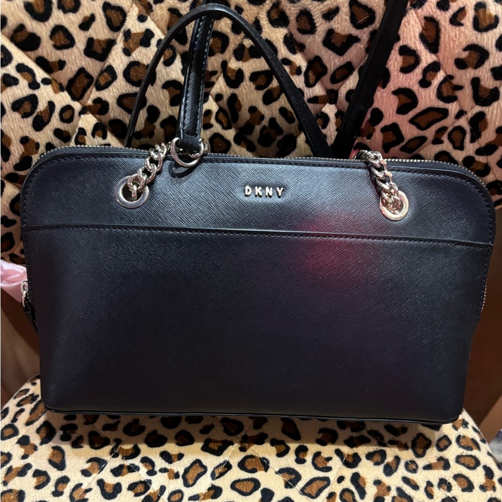 DKNY black shoulder bag